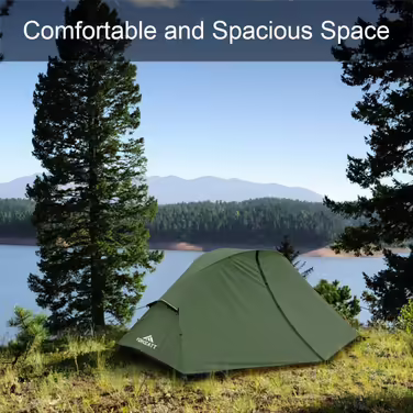 Forceatt Tent for 2 and 3 people, 4-Season | Ultralight for Camping, Backpacking, Hiking, and other Outdoor Activities | Double Doors, Waterproof, Easy to Set Up and Carry.