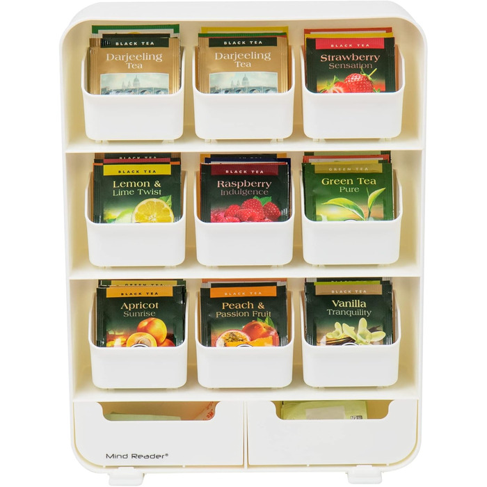 Підставка та органайзер для чайних пакетиків Mind Reader 'Baggy' – 180 шт.
