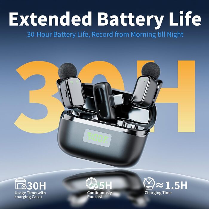 Беспроводной петличный микрофон для телефона/iPhone/iPad/камеры, мини-микрофон для стриминга, подавление шума, Plug & Play, идеален для видеосъемки, подкастов, YouTube, TikTok и интервью (S7)