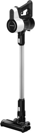 GRUNDIG VCP 4130 Бездротовий акумуляторний пилосос 2-в-1, білий/чорний
