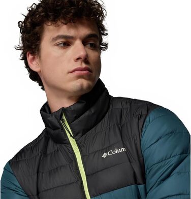 Чоловіча безрукавна куртка Columbia Powder Lite™ II Vet Daunenjacke, колір Tone Green, розмір M, Everblue, Hai