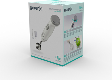 Погружний блендер Gorenje HBC802QW 800 Вт, чаша 0,5 л