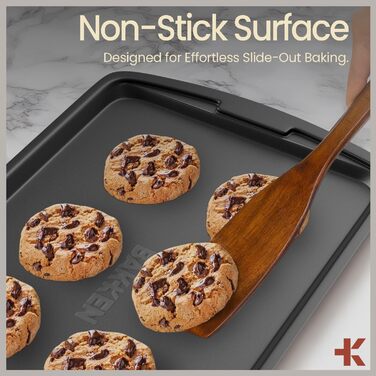 Набір для випічки Bakken Swiss 6 предметів: антипригарні форми з вуглецевої сталі з білим мармуровим покриттям