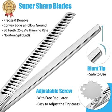 Ножиці для грумінгу собак та котів PURPLEBIRD 7.0 дюймів, вигнуті, з японської сталі 440C, ручна робота