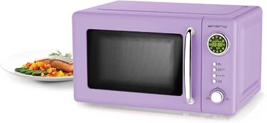Мікрохвильова піч Emerio MW-112141.4 Lila/Purple/Violett 700 Вт, 20 л, поворотний столик, ретро дизайн