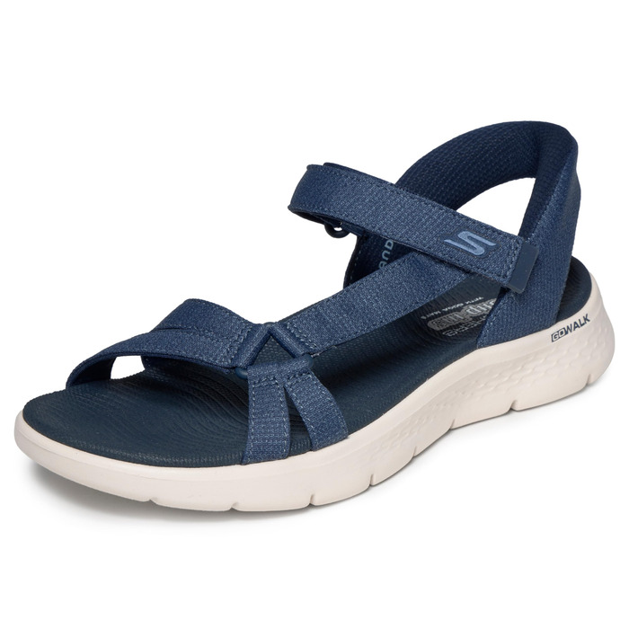 Сандалі жіночі Skechers Go Walk Flex Illuminate Hands Free Slip-ins Navy 39 EU - Зручні повсякденні сандалі