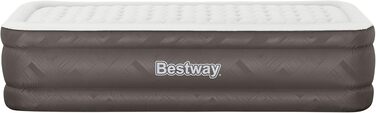 Повітряний матрац Bestway Fortech з вбудованим електричним насосом, односпальний (191x97x46 см)