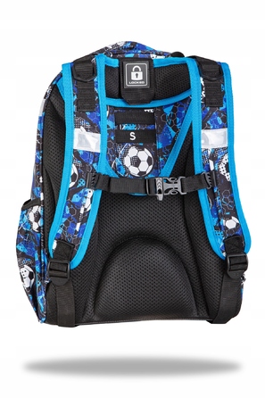 Багатокамерний шкільний рюкзак CoolPack, синій, багатоколірний, 25 л