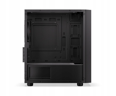 Корпус для комп'ютера Krux Scor, бічна панель зі скла, 1 вентилятор, mATX, чорний