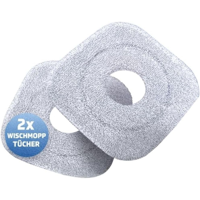 Набір для миття підлоги з відром | Система з 2-ма камерами для розділення брудної та чистої води | Моп для ефективного миття підлоги | Функція віджиму, насадки для мопа (2 шт.)