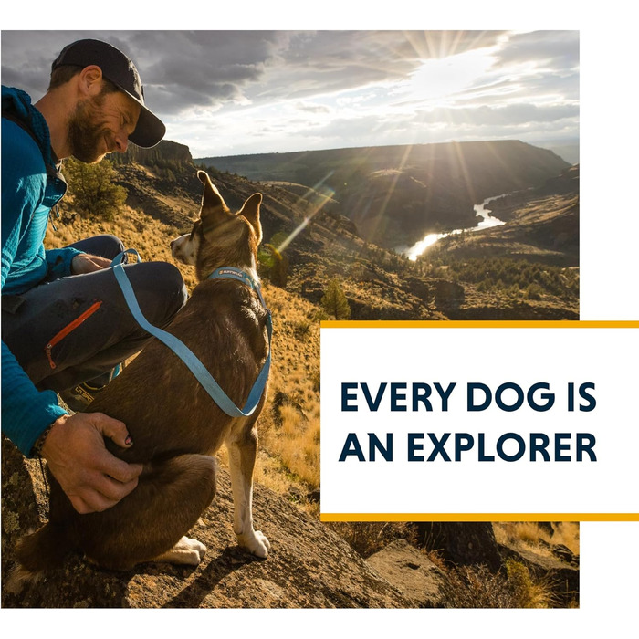 Нашийник для собак Ruffwear Hi & Light, сірий базальт, 51-66 см