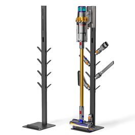 Стійка для пилосогів Dyson Gen5, V15, V12, V11, V10, V9, V8, V7, V6, Tineco S11, A10, A11, Eureka NEC180/280TL з 8 гаками, на підлогу, без свердління
