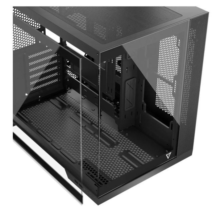 Ігровий корпус для ПК MODECOM VOLCANO PANORAMA ARGB 3F MIDI, сірий