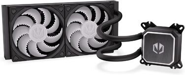 Система водяного охолодження Endorfy Navis F240 ARGB – 240мм радіатор, PWM-насос, 2 вентилятори Fluctus 140 PWM ARGB, сумісна з Intel LGA 1700/1200/115x та AMD AM5/AM4