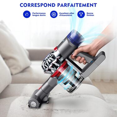 Контейнер для пилу Dyson V7 V8 SV10 SV11 - Запчастина для бездротового пилососа (967699-01)