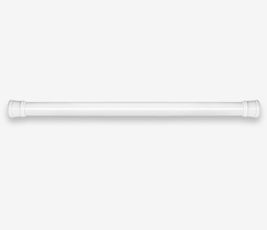 Розпірна штора для ванної Gold start, 140-260 x 25 мм, біла