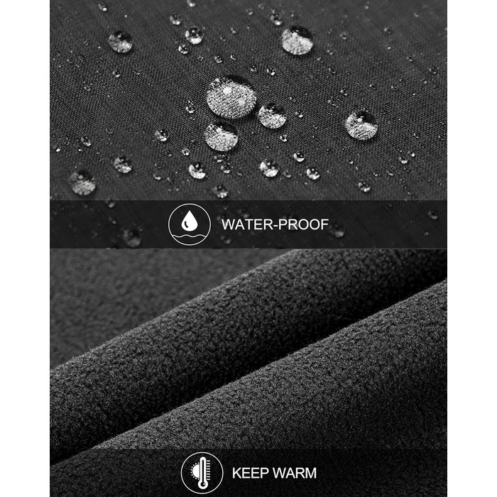 Чоловіча жилетка Softshell 33,000ft: водонепроникна, без рукавів, з флісовою підкладкою, темно-сіра