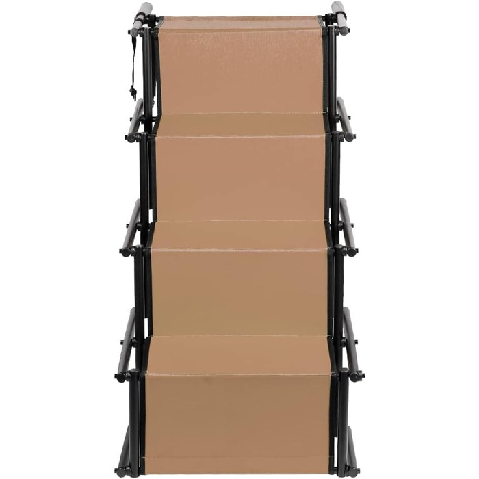 Зручна рампа для собак у машину, підходить для великих та маленьких собак. Складана рамка для авто, витримує вагу 90 кг (139*45*76 см - чорний/коричневий)