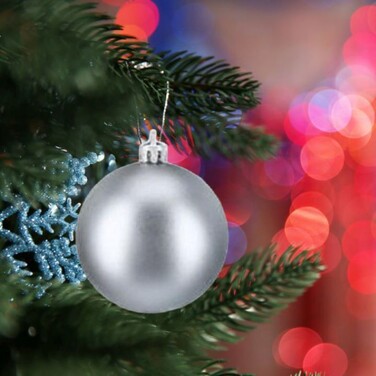 Relaxdays Set of 138 Christmas Baubles