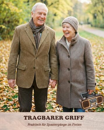 Ретро Радіо Klein з Bluetooth, AM/FM/SW радіо, портативне, з сонячною панеллю, USB/TF картка, 1200mAh, подвійний динамік