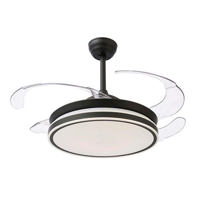 Вентилятор стельовий BEL AIR HOME Asgard 108 см з LED підсвіткою, пультом, DC-мотор, білий