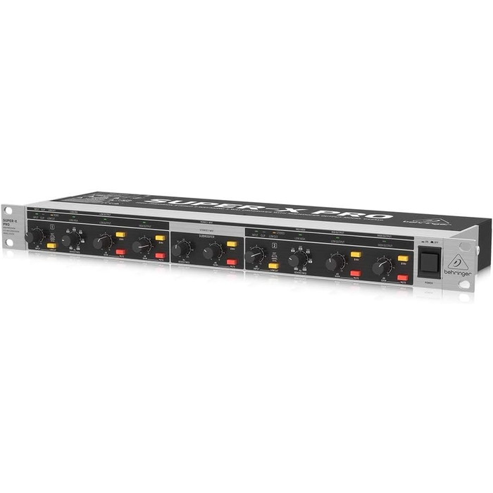 Кросовер Behringer SUPER-X PRO CX2310 V2 – високоточний стерео 2-смуговий/моно 3-смуговий частотний роздільник із сабвуферним виходом