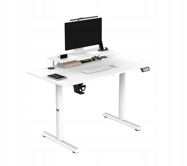Ігровий стіл Ultradesk HIGHLANDER 120 см, регулювання висоти, білий