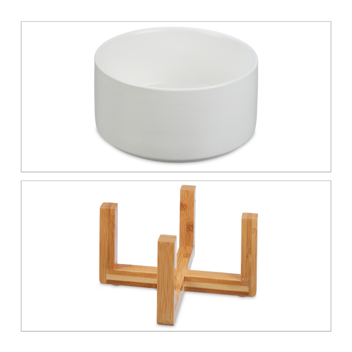 Relaxdays Dog Bowl Set of 2