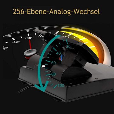 Ігрове кермо NBCP R270 з педалями: 270°, вібрація, сумісність з PC, PS3, PS4, Xbox One, Xbox Series X/S, Nintendo Switch – для гоночних ігор