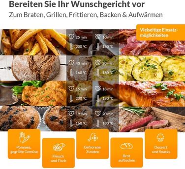 Фритюрниця Sifuplex ASF90 Duo 9L з подвійними кошиками (2 x 4.5L), 10 програм, Rapid-Air, сенсорний екран, 90% менше жиру, для смаження, випікання, розморожування