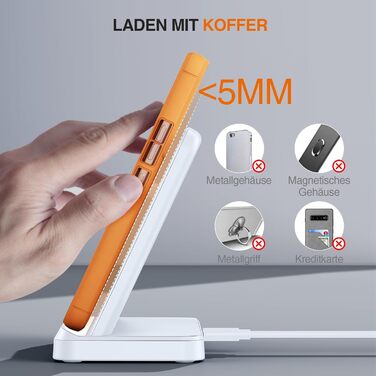 Зарядна станція Induktive 3-в-1 для Samsung Galaxy: Watch, Buds, смартфони (S26 Ultra - S22, Z Flip, Z Fold) - Без адаптера, білий