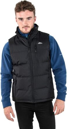 Чоловіча жилетка Trespass Casp, посилена, тепла, сіра (fint), чорна (5XL)
