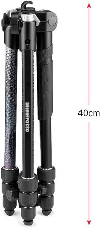 Карбоновий штатив Manfrotto Befree Live Carbon Twist з відео-головою та сумкою, для DSLR та бездзеркальних камер, навантаження 4кг