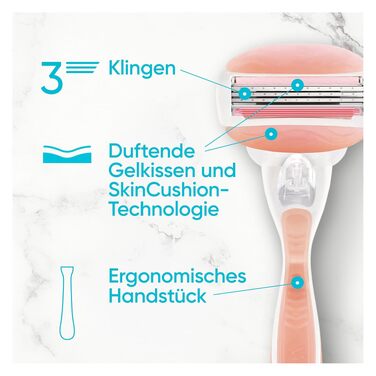 Жіноча бритва Gillette Venus Comfortglide Spa Breeze, рожева (бритва + 1 змінний касетний лезо)