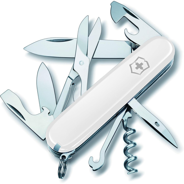 Мультитул Victorinox Swiss Army Climber - Швейцарський ніж з 14 функціями, білий