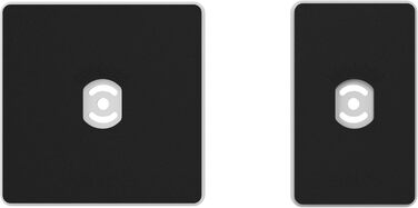 Підлогові стійки для колонок Kanto SP26PLW (пара) - 26 дюймів, білий | Для полицевих колонок середнього та великого розміру | Сталь, пінопакет, поворотна пластина 30°