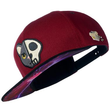 Кепка бейсболка Snapback Cadency® унісекс, бордова, регульований розмір
