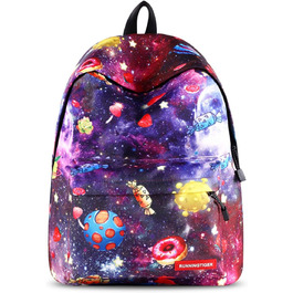 Шкільний рюкзак FANDARE Galaxy: рюкзак для підлітків та дітей з відділенням для ноутбука 14 дюймів, зелений, з пеналом
