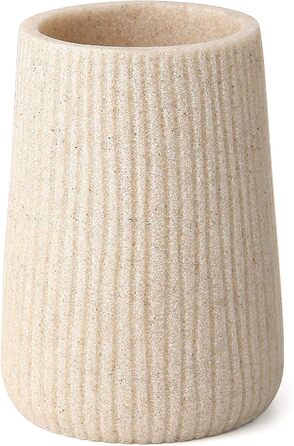 Склянка для зубної пасти TATAY 6360000 Saigon, пісочний колір, полірезин