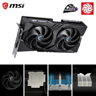 Відеокарта MSI GeForce RTX 5060 GAMING OC 8GB GDDR7, PCIe 5.0, HDMI 2.1b, DisplayPort 2.1b