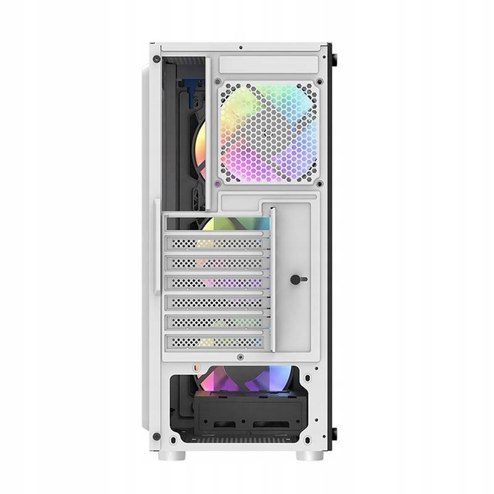 Корпус для комп'ютера darkFlash DK151 LED білий, Midi Tower, 3 RGB вентилятори