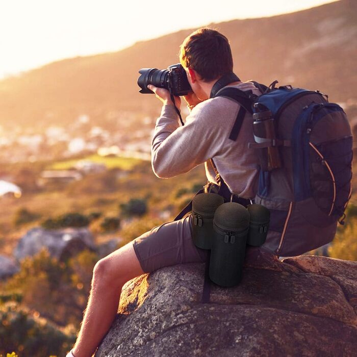 Чохол для об'єктива Arvok, 4 розміри, неопрен, водонепроникний, захисний, 5 мм, для DSLR-камери, чорний & сірий