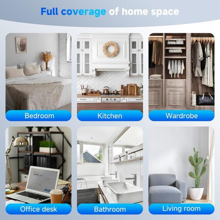 Електричний осушувач повітря 2700 мл з автоматичним вимкненням, таймером, нічним режимом та 7-кольоровим нічним світлом, портативний, для дому, ванної кімнати, підвалу. Осушує 550 мл/24 год