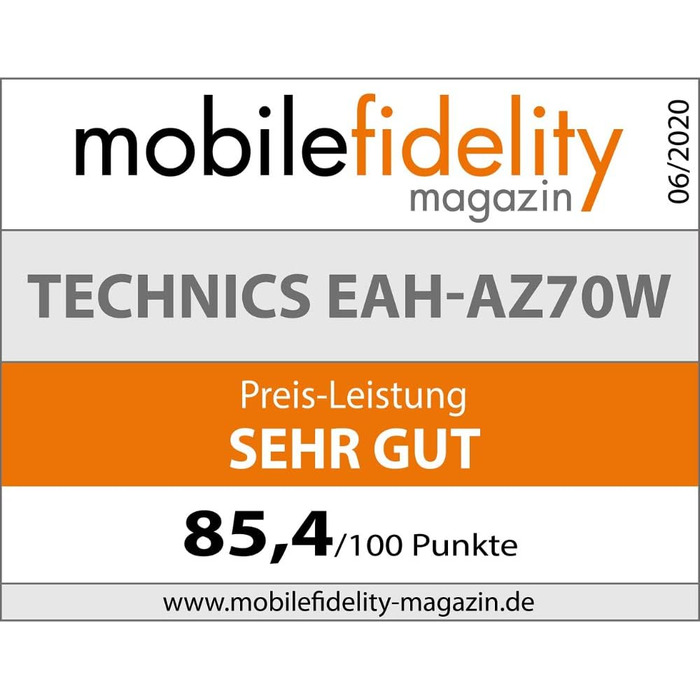 Навушники бездротові Technics EAH-AZ70WE-S Premium з шумозаглушенням, сріблясті