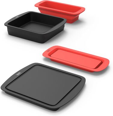 Силіконова форма для випікання WAFE BakeMate, складна, антипригарна, харчовий силікон, для хліба та кексів, 2 шт.