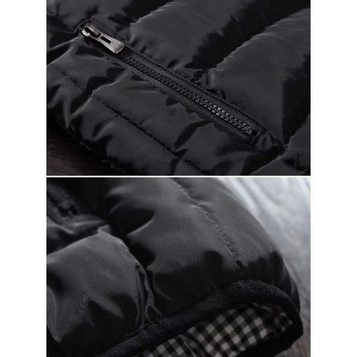 Чоловіча утеплена жилетка Vcansion для активного відпочинку, чорна