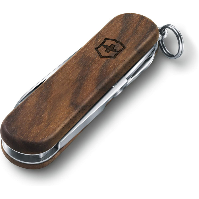 Мультитул Victorinox Classic SD Wood – Швейцарський армійський ніж, 5 функцій, з дерев'яною ручкою