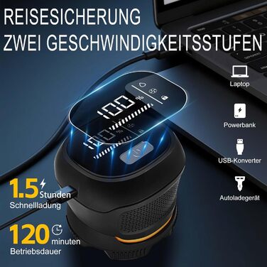 Електричний гоління для чоловіків, вологостійкий гоління для голови з зарядкою USB-C, магнітна система очищення та 120 хв роботи від акумулятора – ідеально для гоління голови та точного гоління короткого волосся, чорний