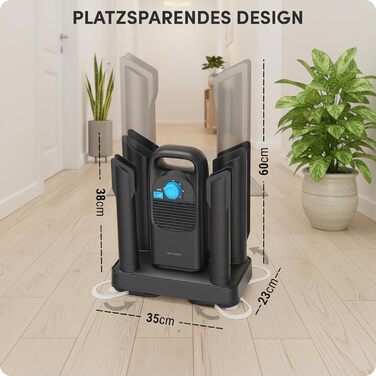 Сушарка для взуття 2 пари з таймером: для спортивного, туристичного, робочого та мото взуття - швидка, тиха та бережна