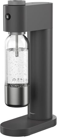 WMF Element One: Автоматичний содовий апарат з нержавіючої сталі, 3 рівні газування, чорний лава